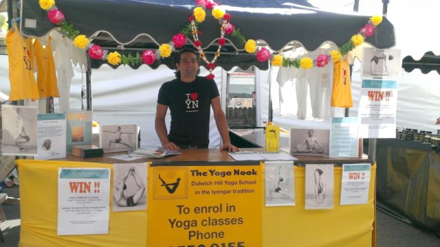 Yoga Nook Marrickville Festival Stall